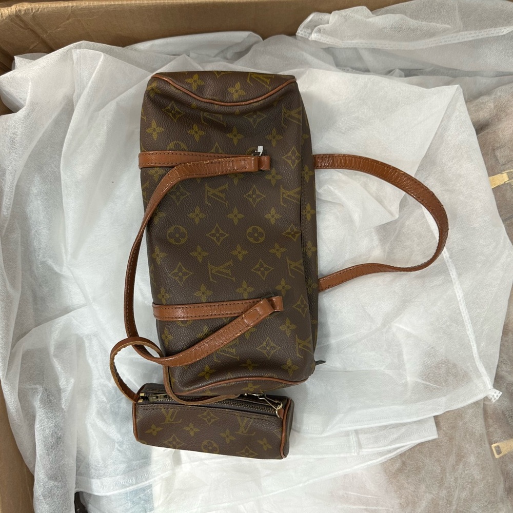 Louis Vuitton Brown Monogram Duffel Bag